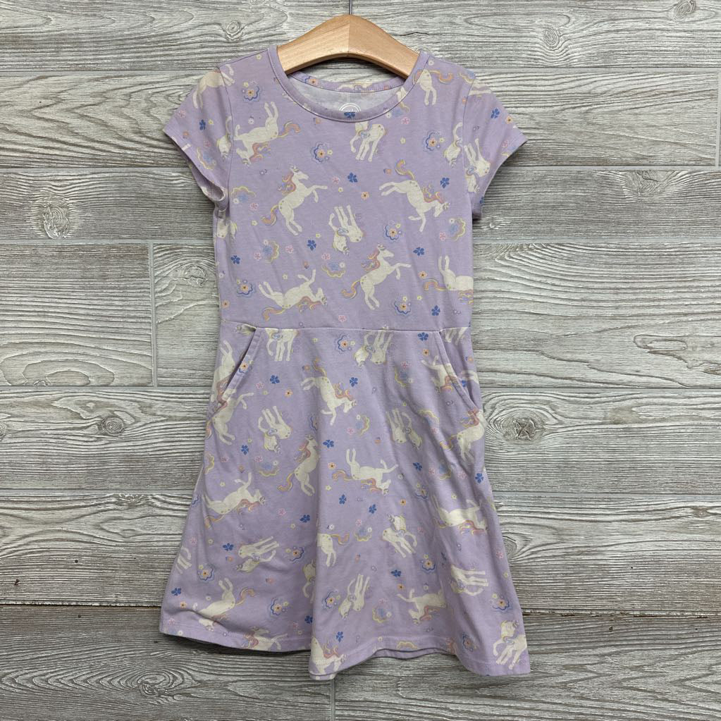 Dress Unicorns & Flowers 6-6x