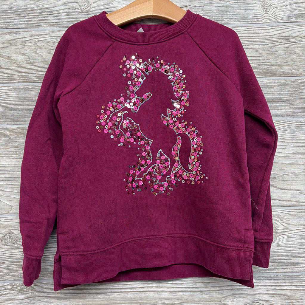 Crewneck Sequins Unicorn 6x