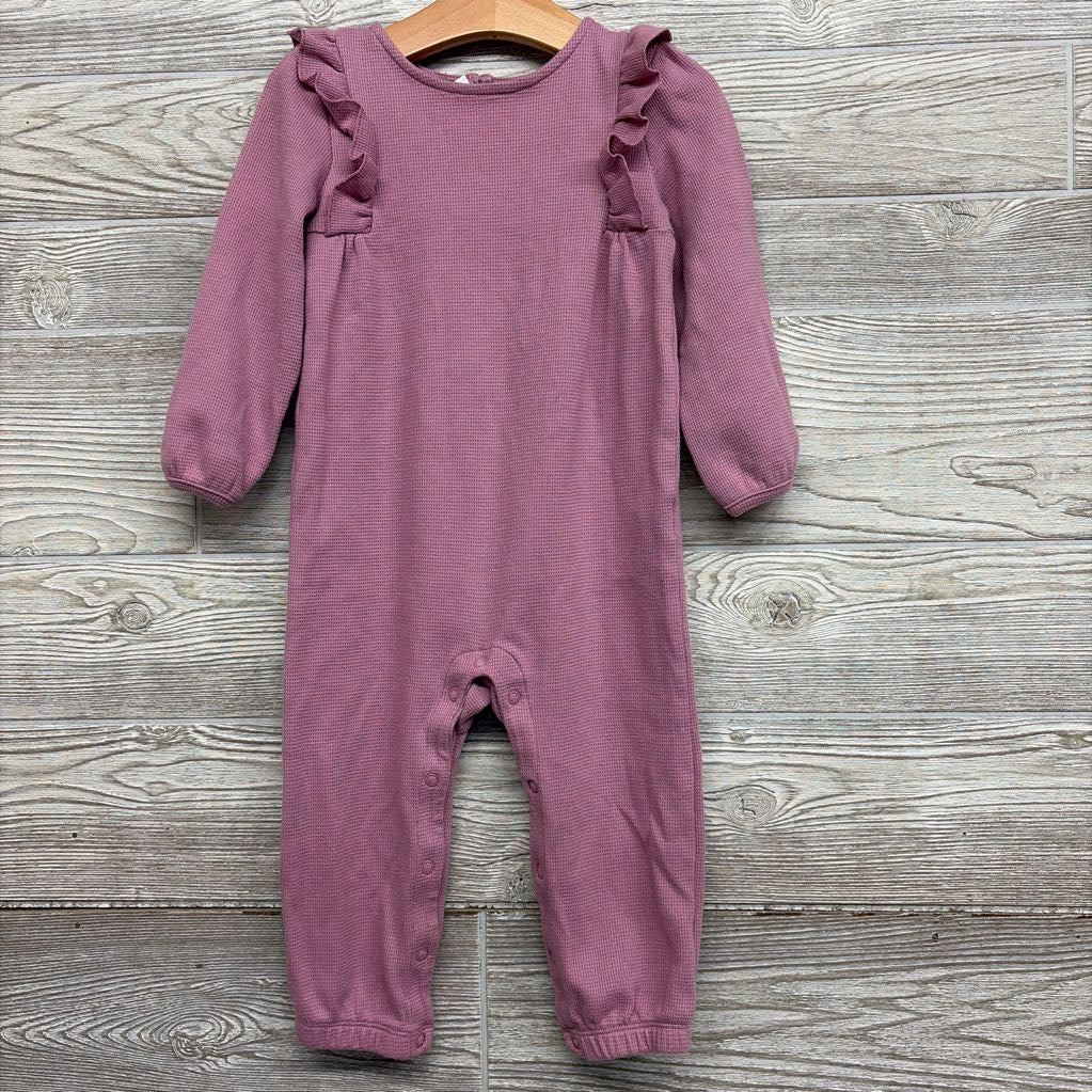 Waffle Knit Outfit Ruffles 24M