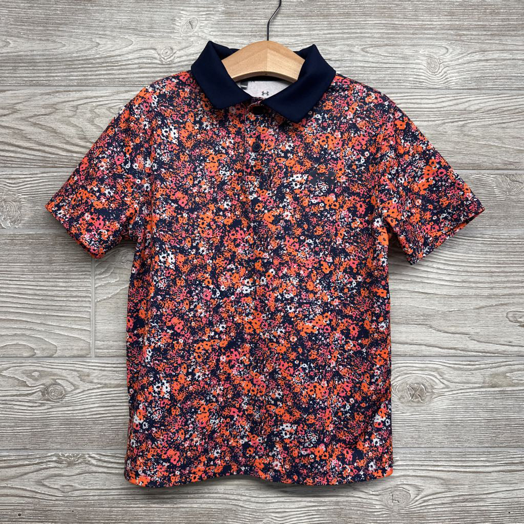 Active Polo Shirt Flowers 8