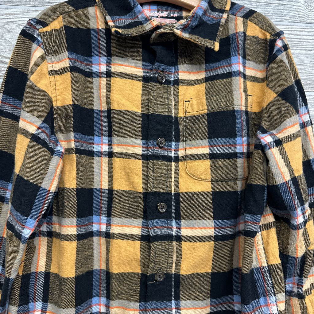 Flannel Plaid Button Up Shirt 8