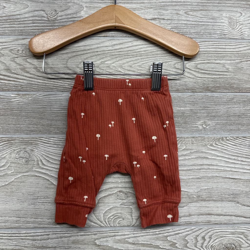Ribbed Bodysuit & Pants Mushrooms NB