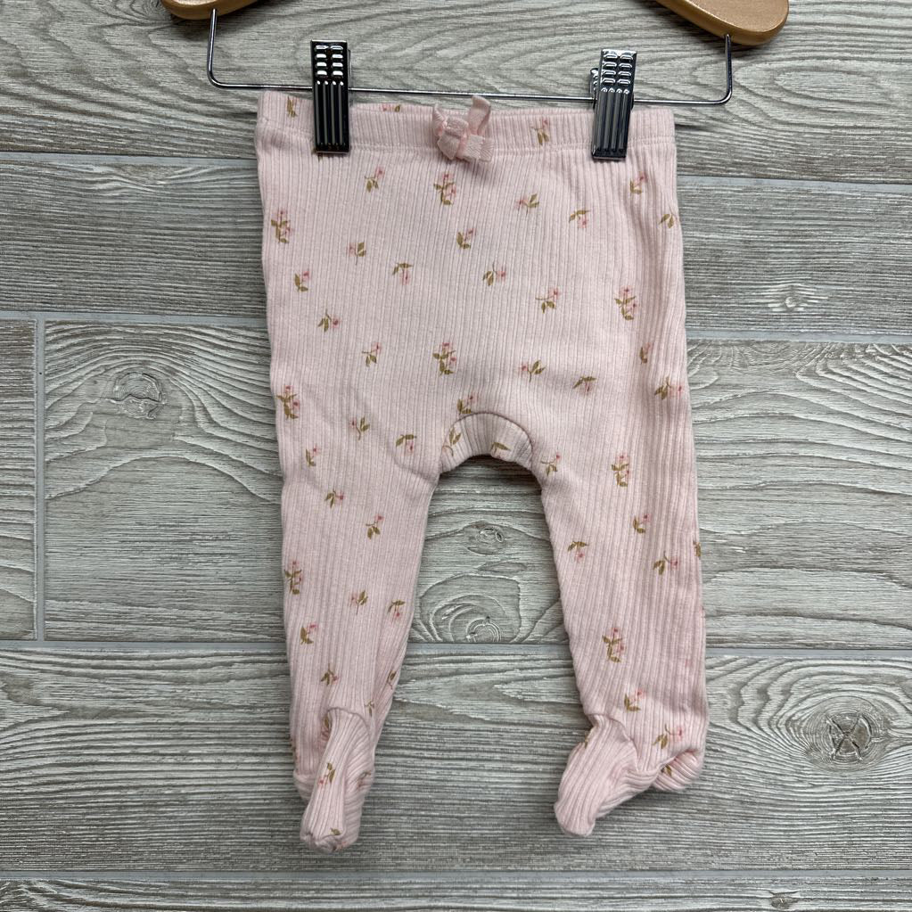 Ribbed Bodysuit Solid & Ribbed Pants 3-6M