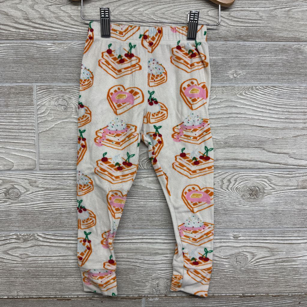 2 Pc Plush Pj Waffles 3t