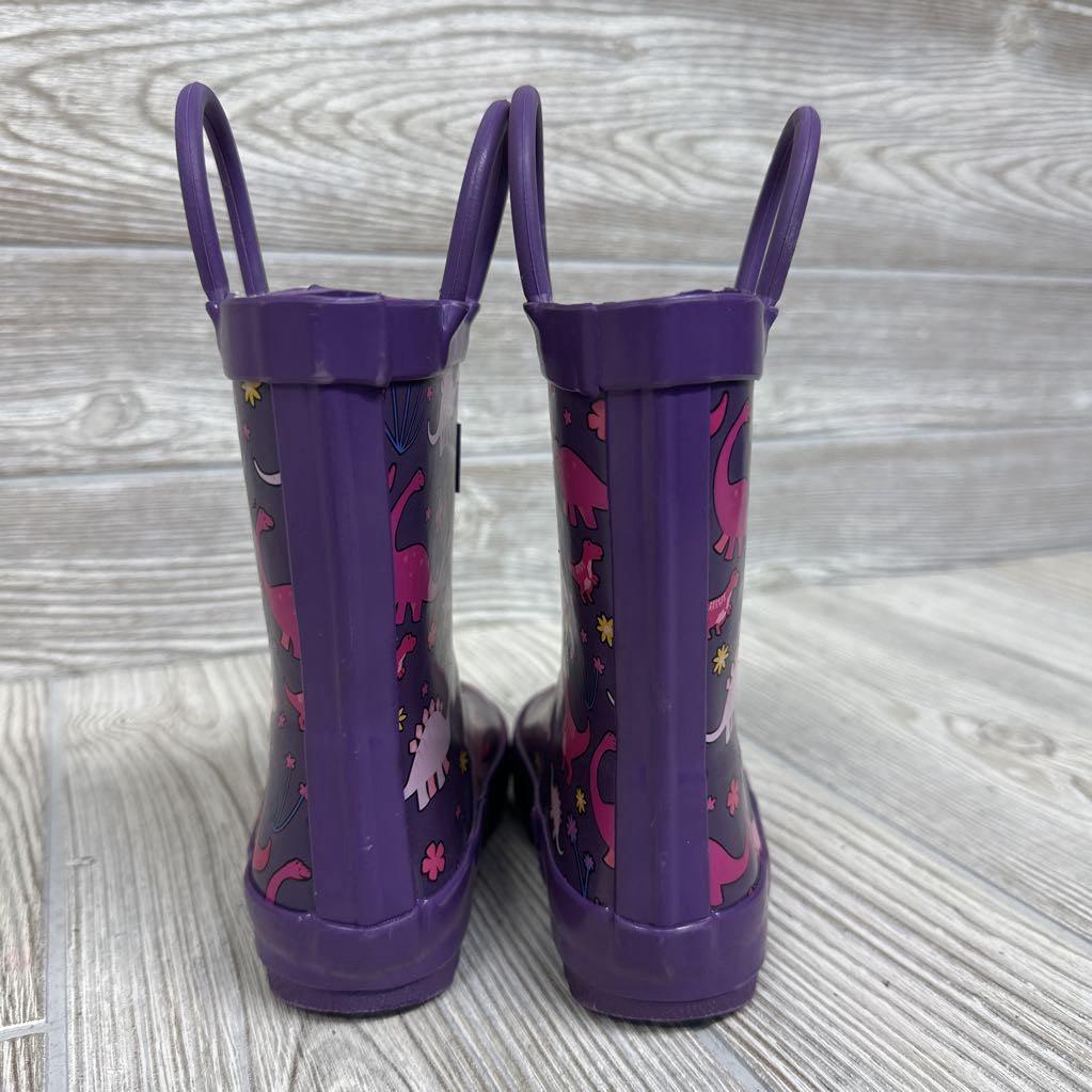 Handle Rain Boots Dinosaurs 4c