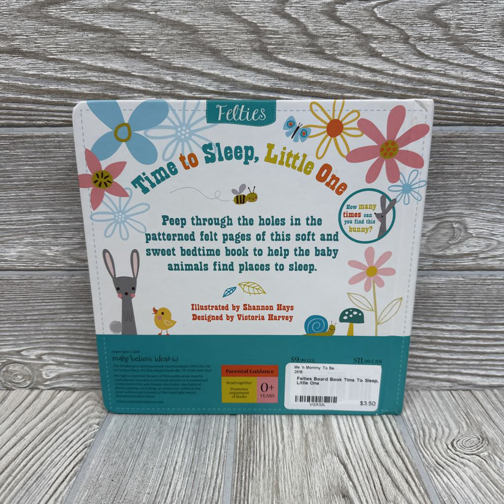 Felties Board Book Time To Sleep, Little One