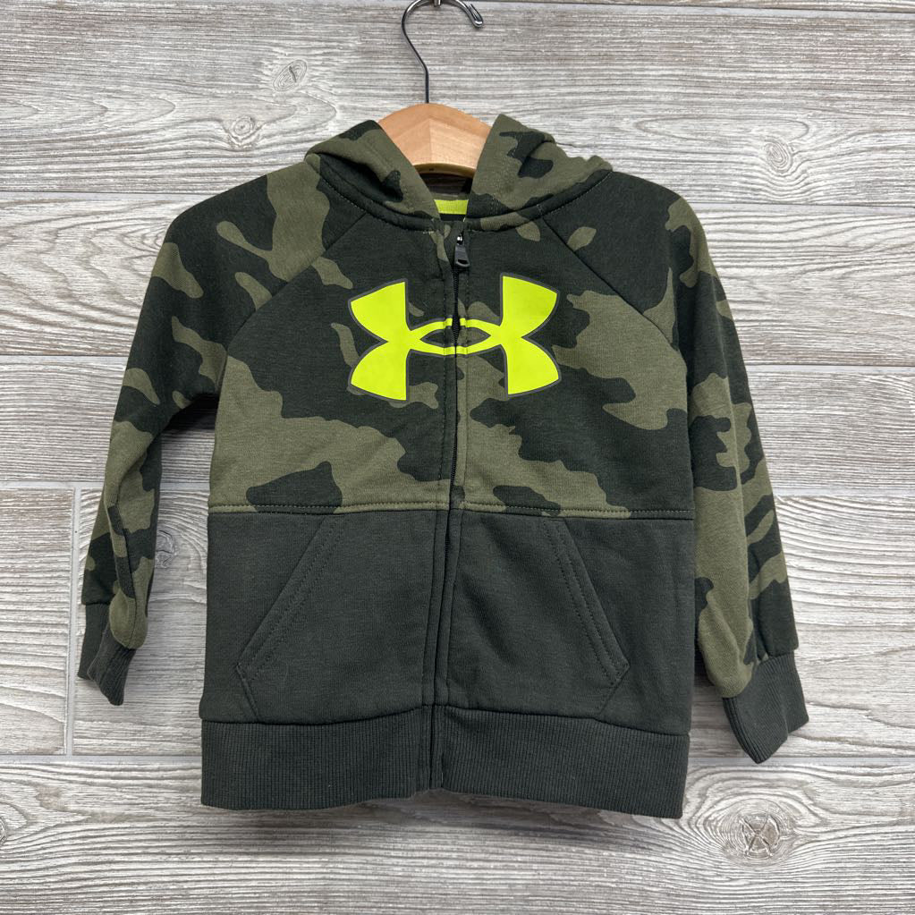 Camo Full Zip Hoodie Logo 18M
