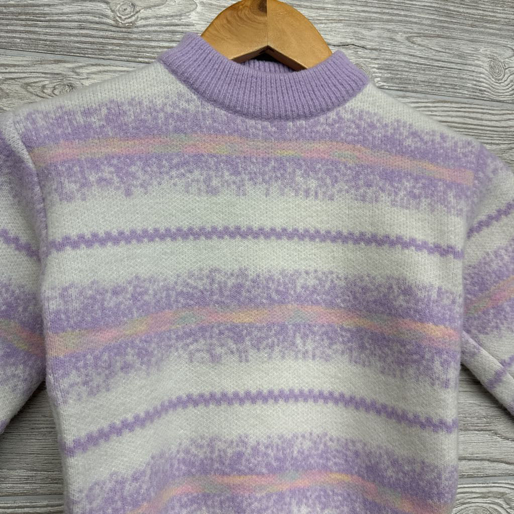 Mock Neck Sweater Stripes 6