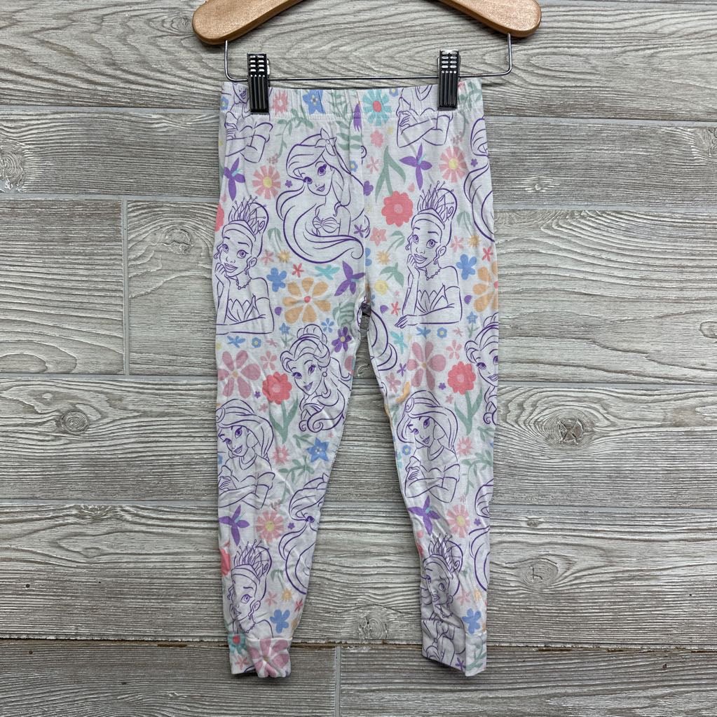 2 Pc Bamboo Pj Princess & Flowers 4t