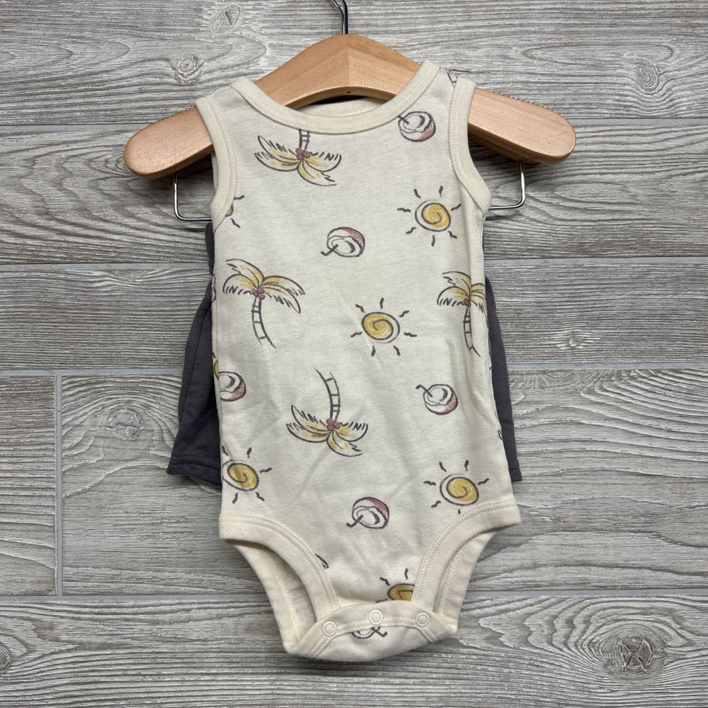 Shirt & Shorts & Bodysuit Take It Easy 3-6M