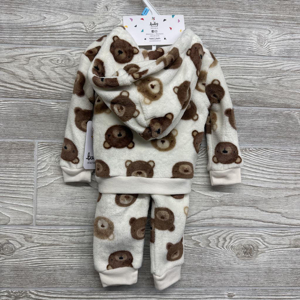 NEW 3 Pc Outfit Plush Bears & Socks 6M