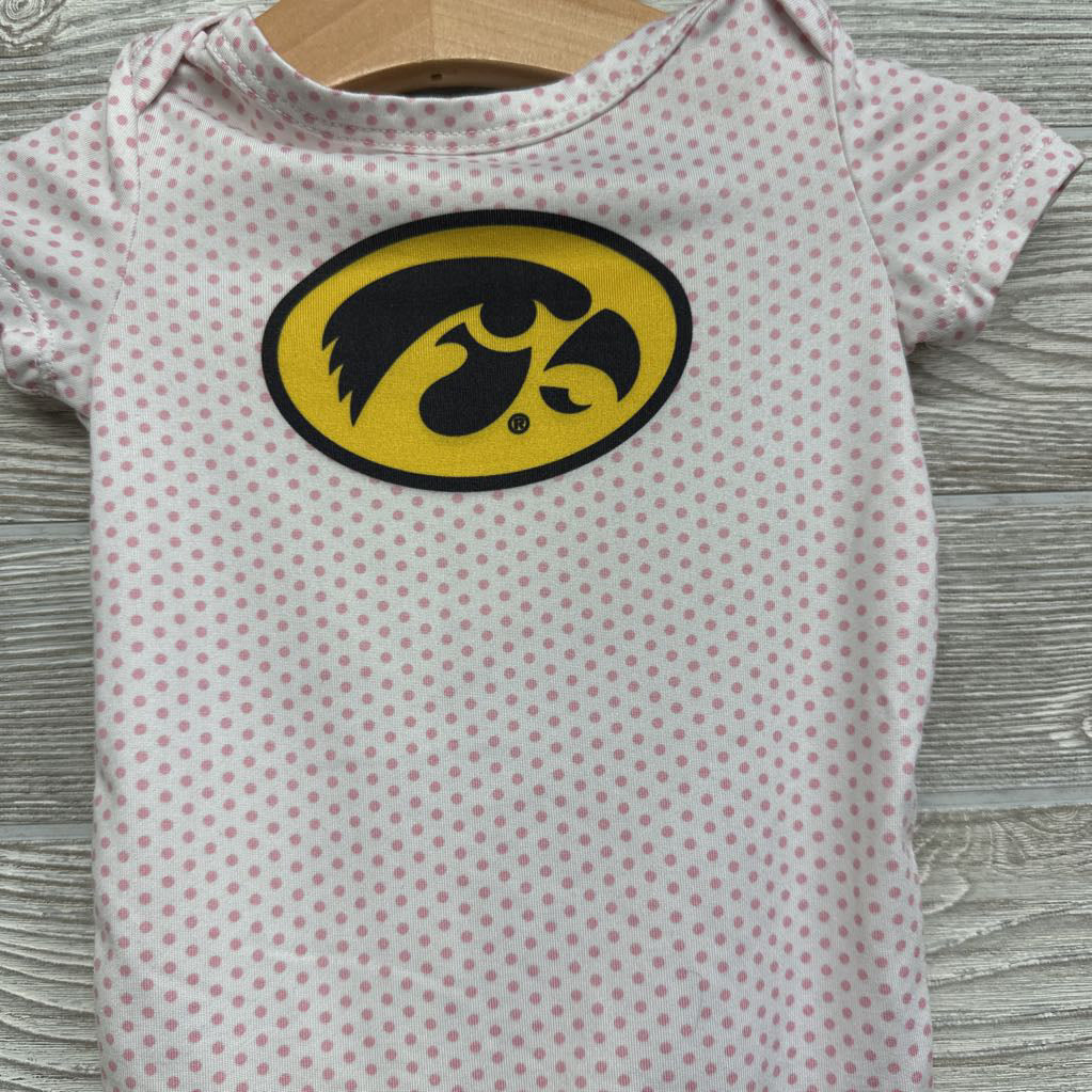 Bodysuit Iowa Hawkeyes & Polka Dots