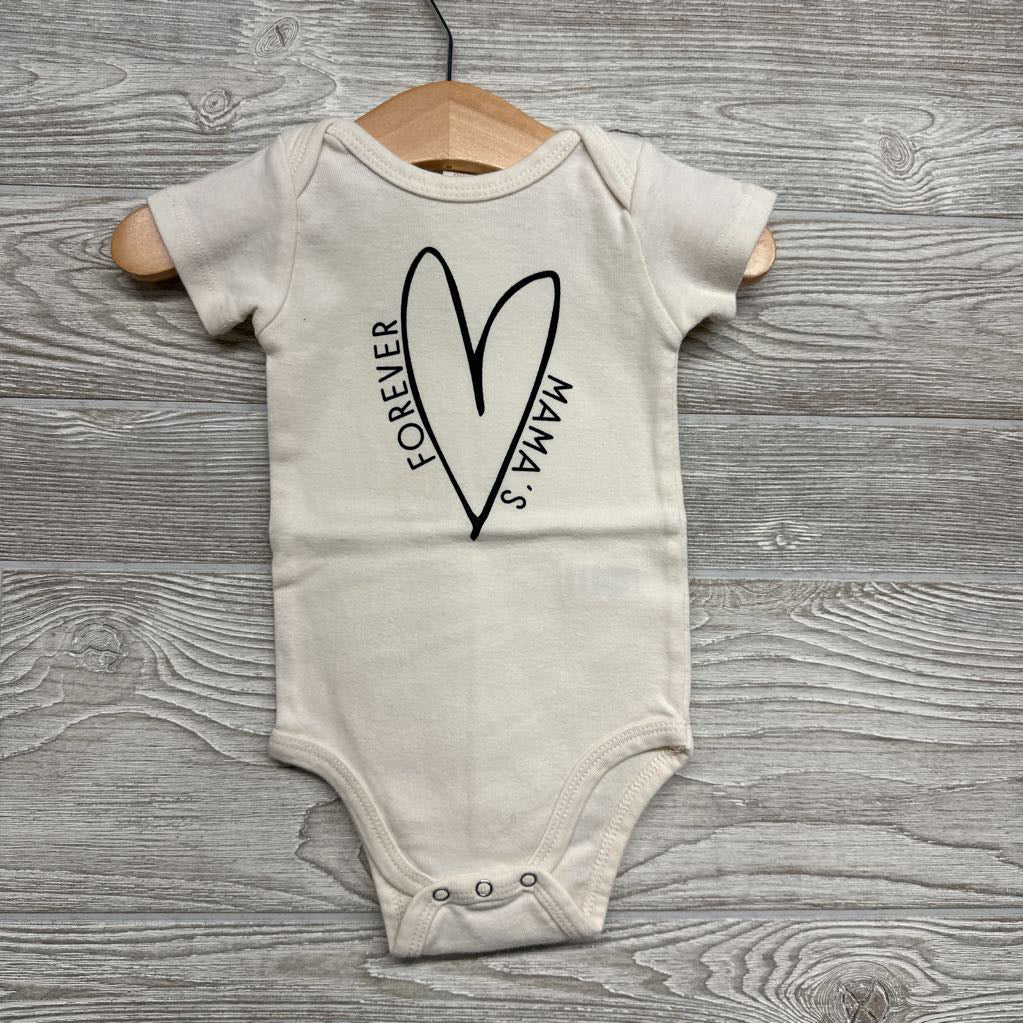 Organic Bodysuit Forever Mama's Heart 3-6M