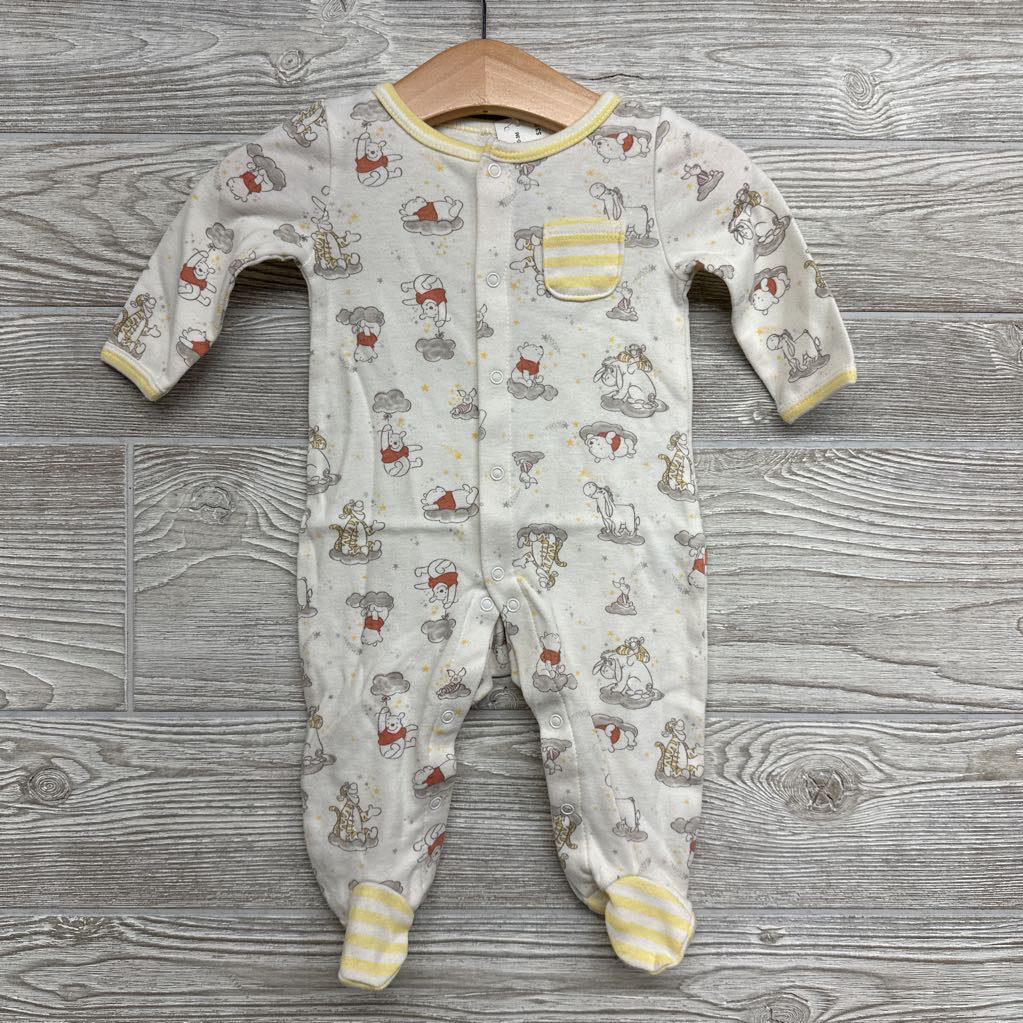 Button Up Coverall Winnie The Pooh 0-3M