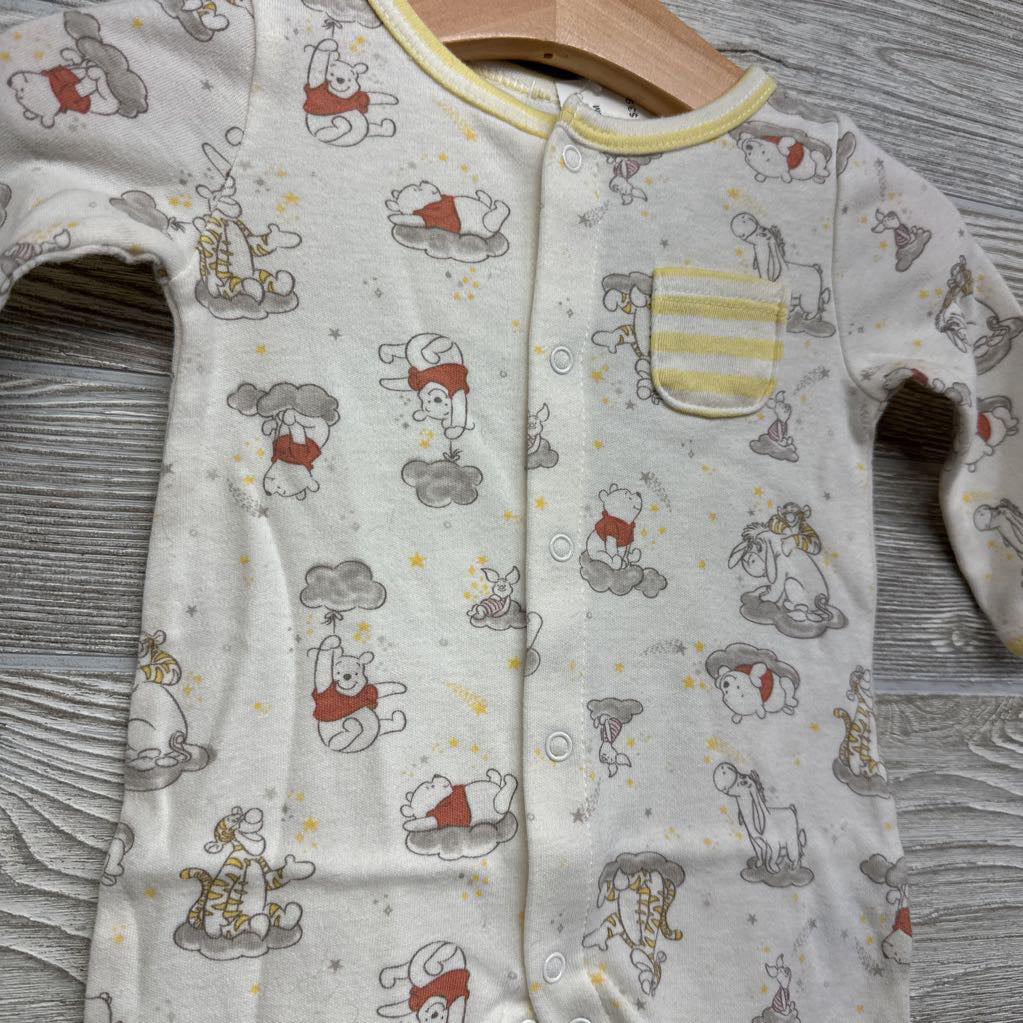 Button Up Coverall Winnie The Pooh 0-3M