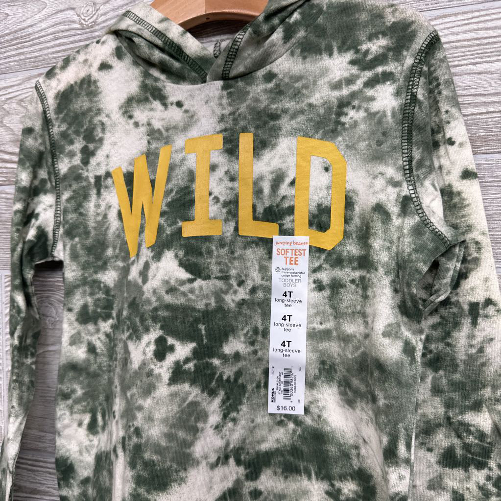 NEW Tie Dye LS Shirt Wild 4t