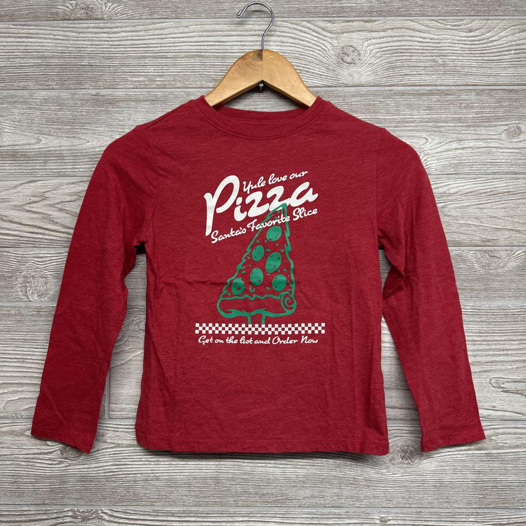 LS Shirt Yule Love Our Pizza 6-7