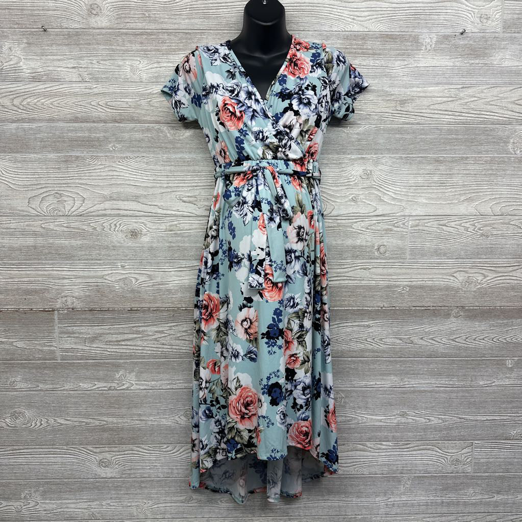 Nursing Friendly Dress Flowers Medium