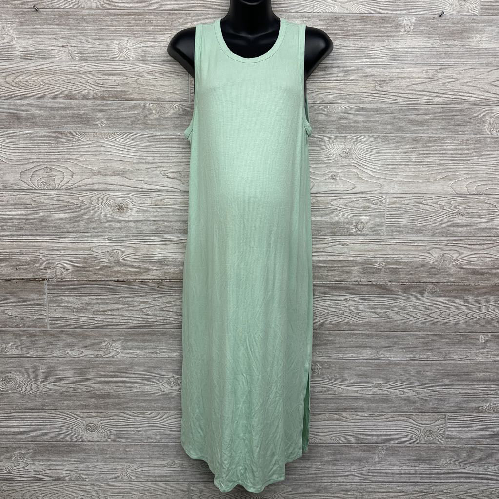 NEW Ribbed Tank Dress Side Slit XL
