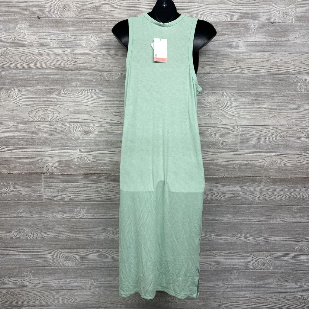 NEW Ribbed Tank Dress Side Slit XL