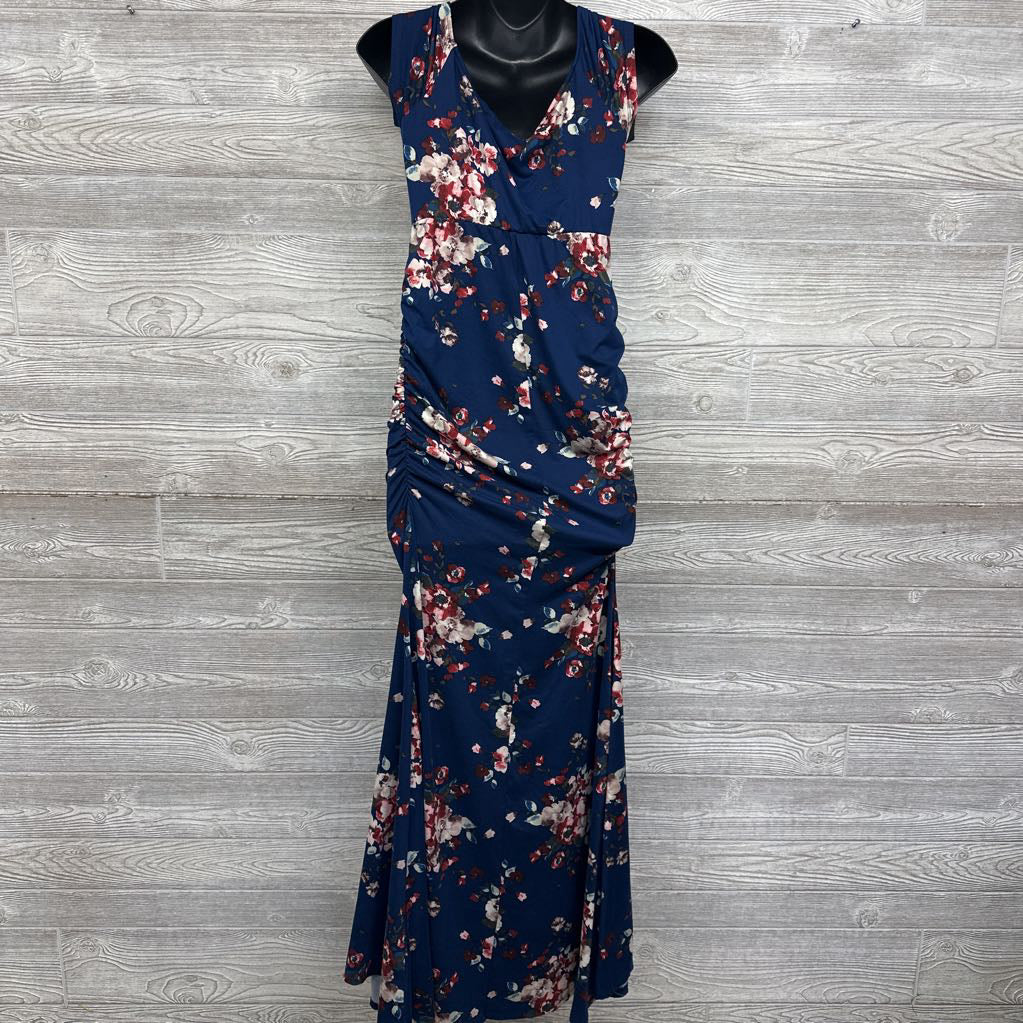 Nursing Friendly Maxi Dress Flowers Medium