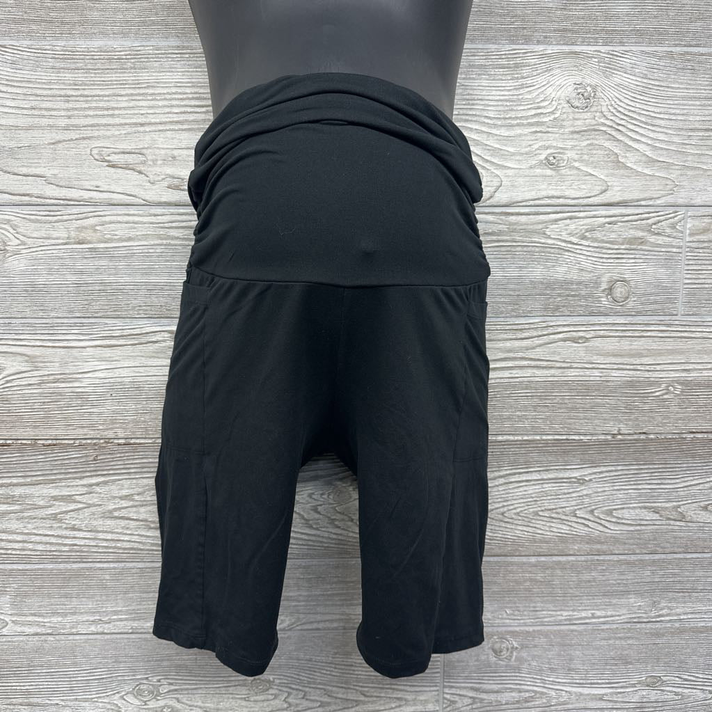 Fold Over Bike Shorts Large