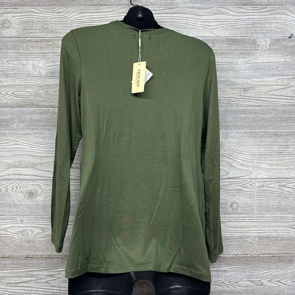 NEW Pleated LS Shirt Large