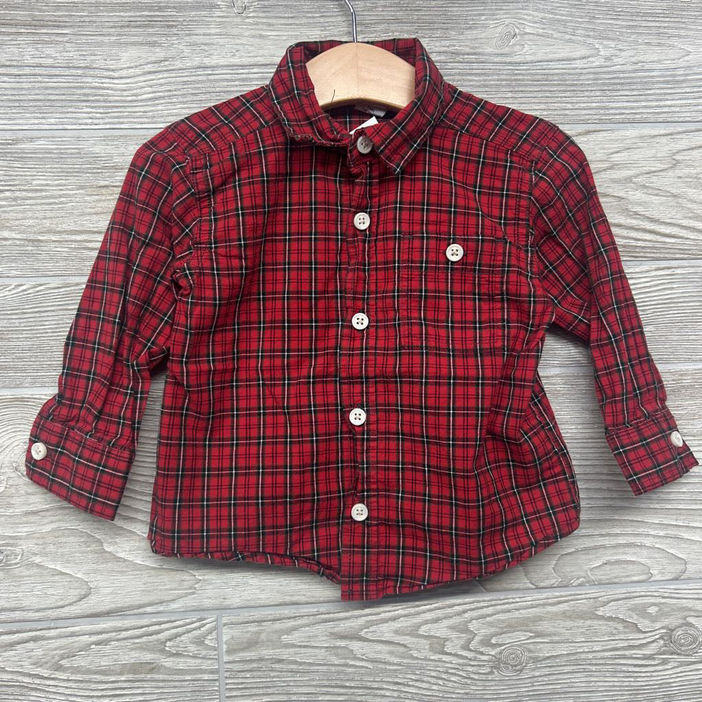 Plaid Button Up Shirt 18-24M