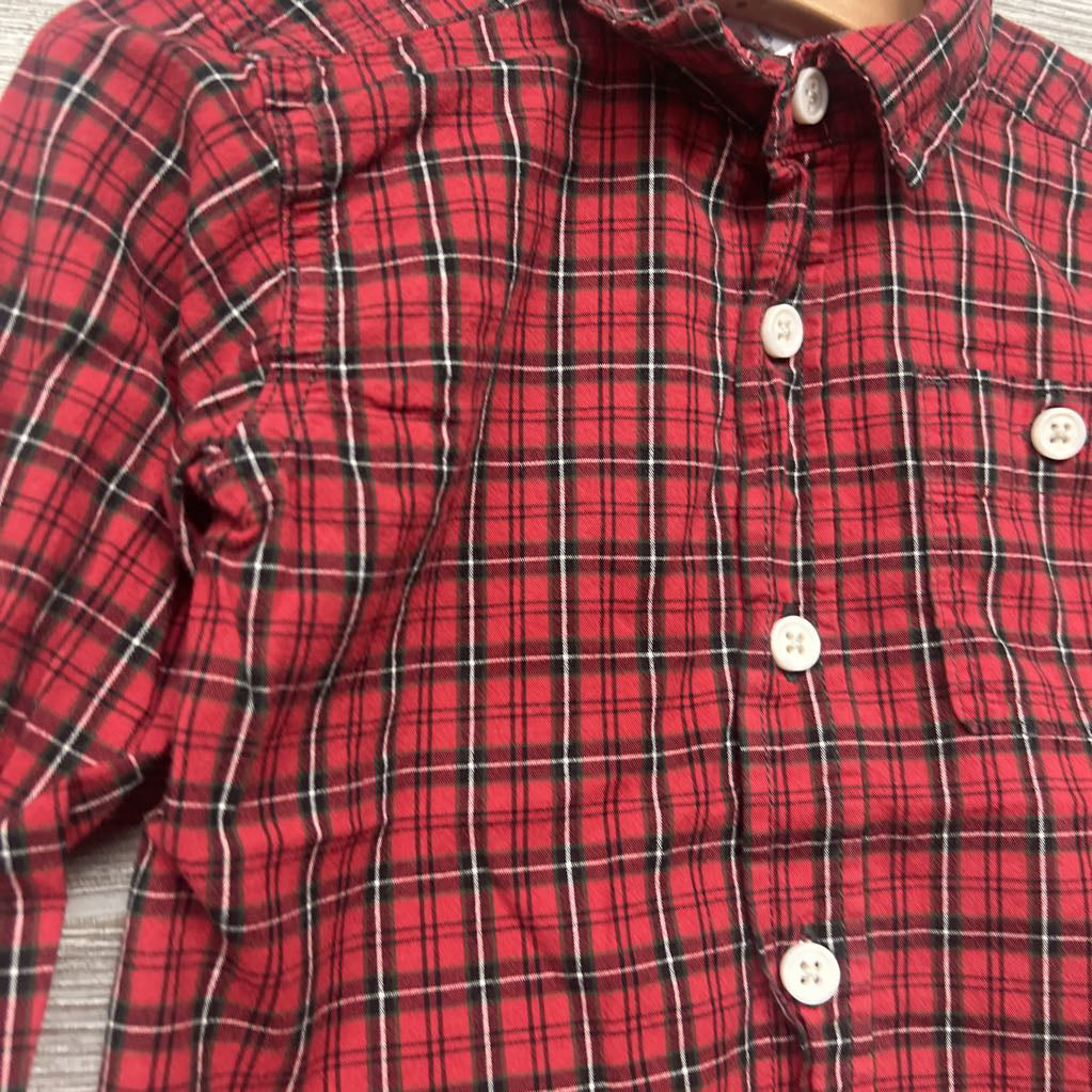 Plaid Button Up Shirt 18-24M