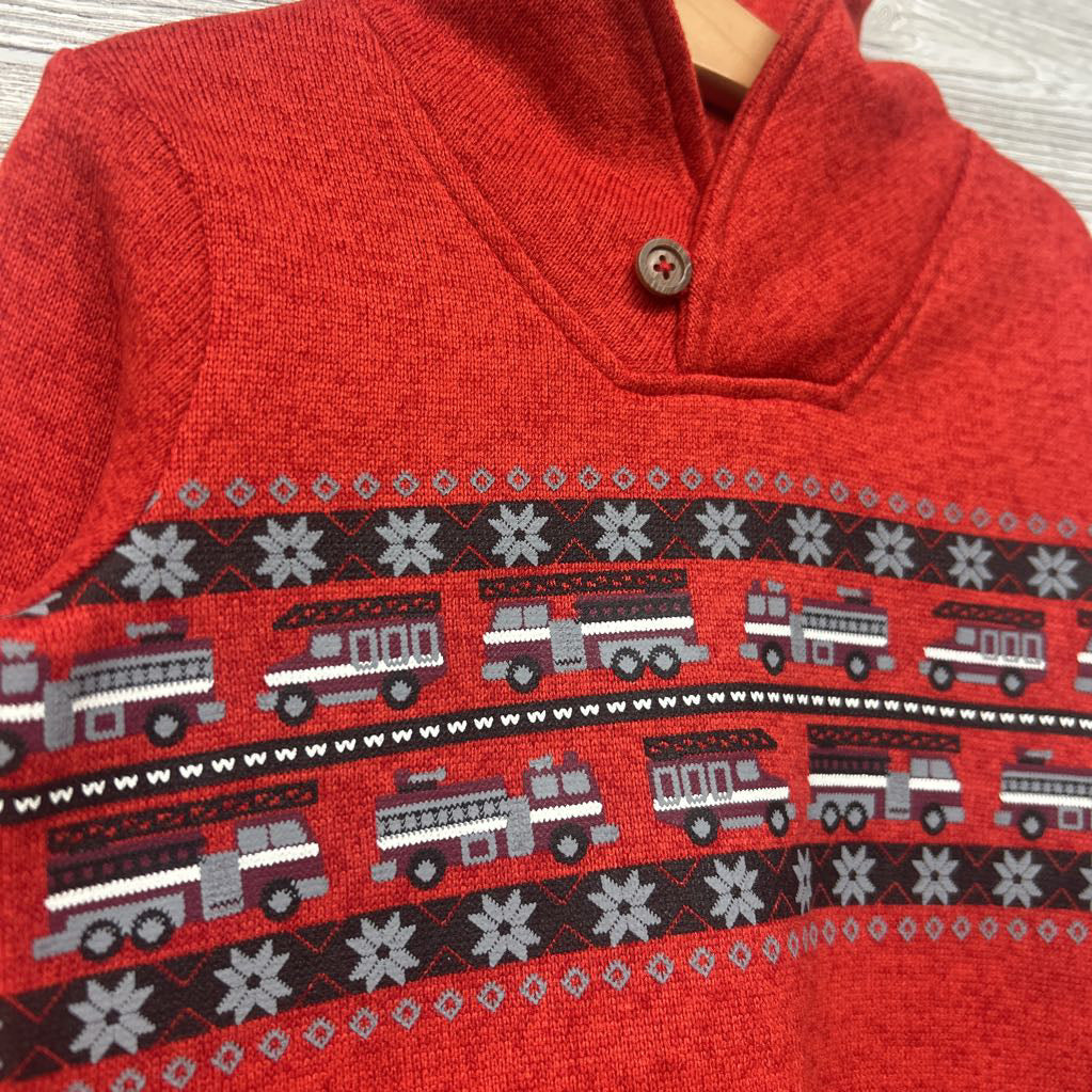 NEW Shawl Collar Pullover Fire Trucks 4t