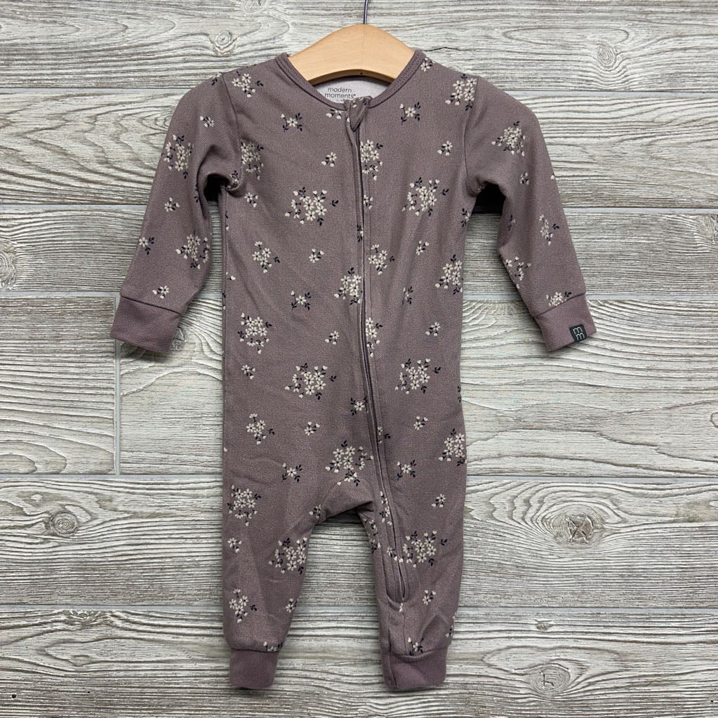 Velour Outfit Flowers 6-9M