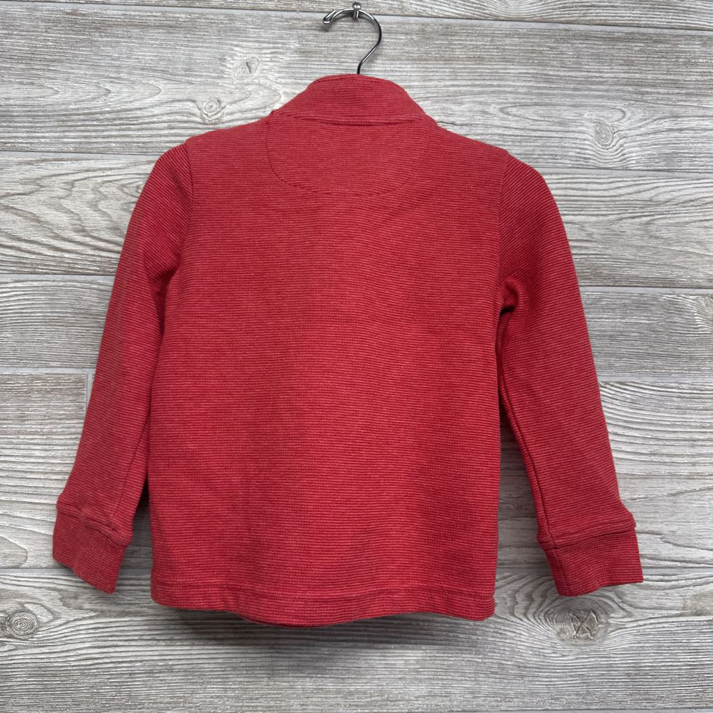 1/4 Zip Pullover Embroidered Whale 4t