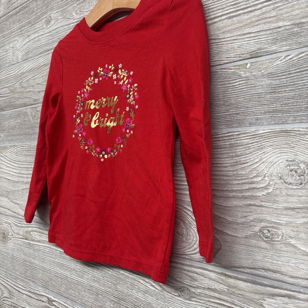 LS Shirt Merry & Bright 3t