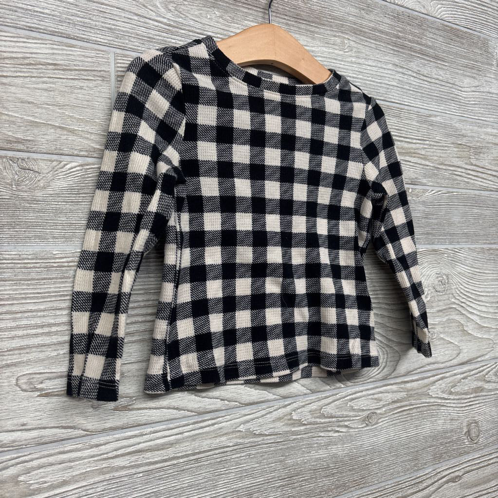 Gingham Thermal LS Shirt 5t