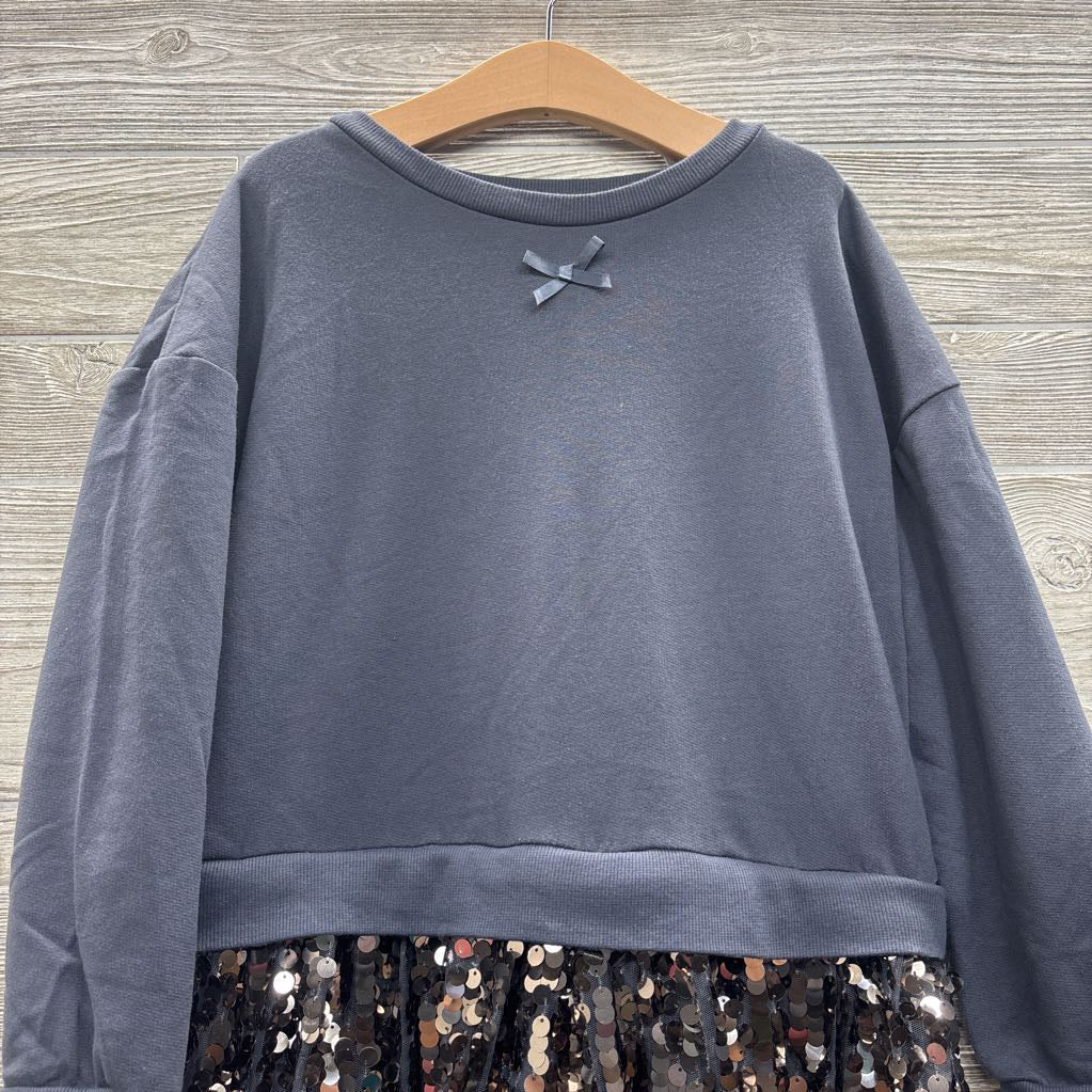 Crewneck Dress Sequins 8