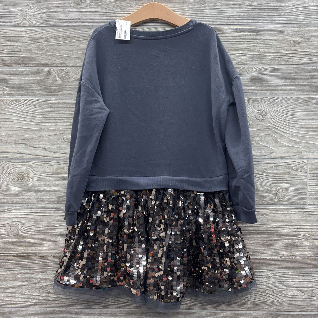 Crewneck Dress Sequins 8