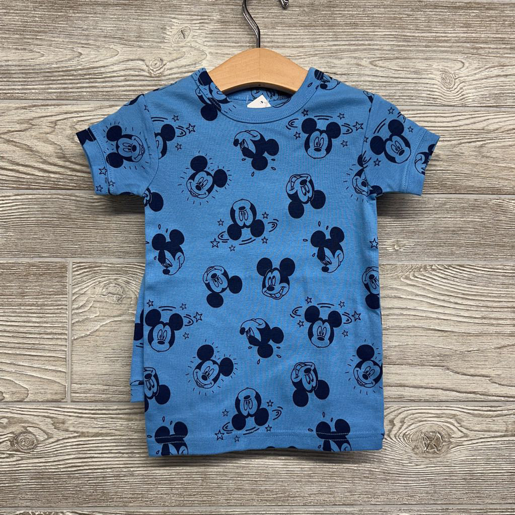 Organic 2 Pc Pj Mickey Mouse 4t