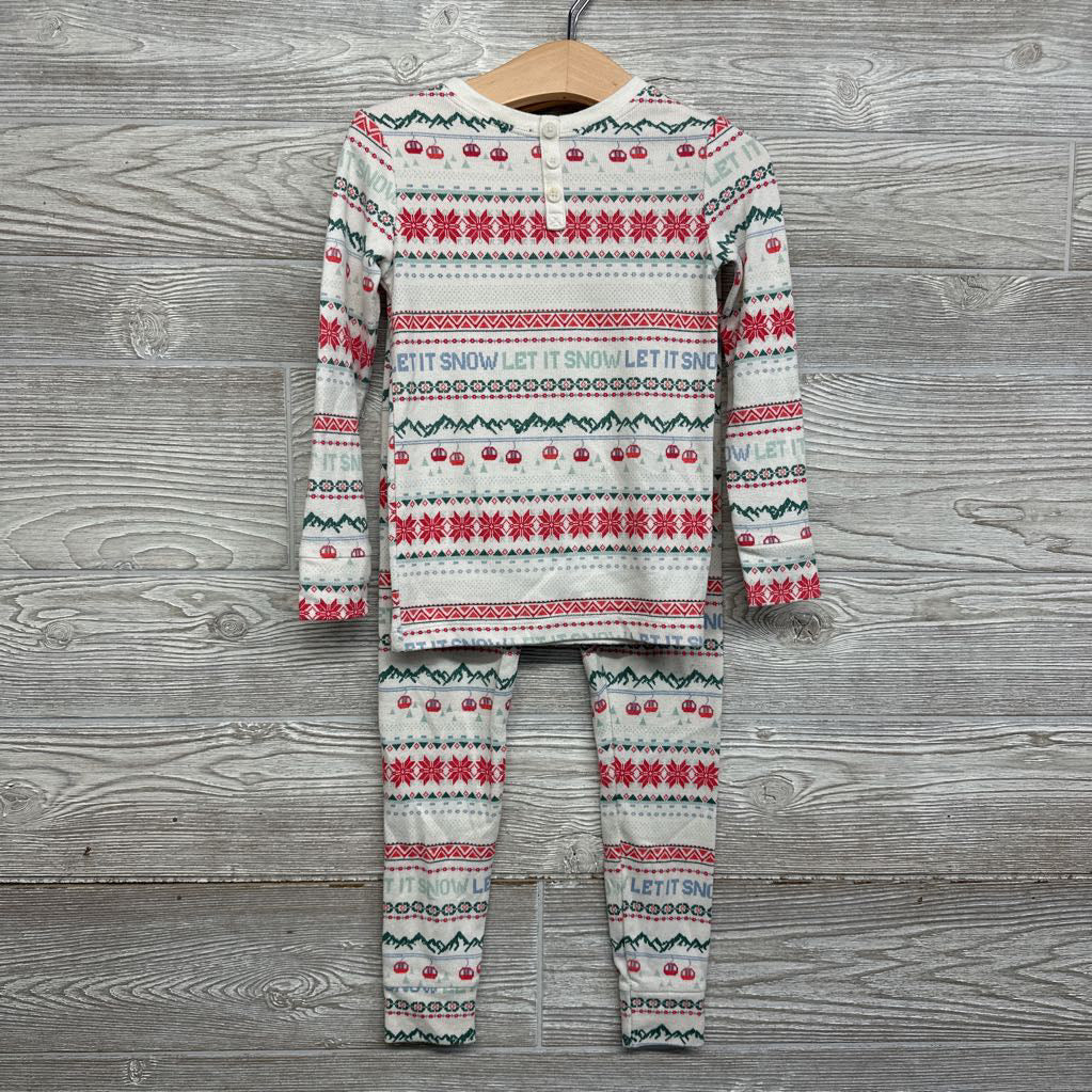 2 Pc Henley Pj Let It Snow 4