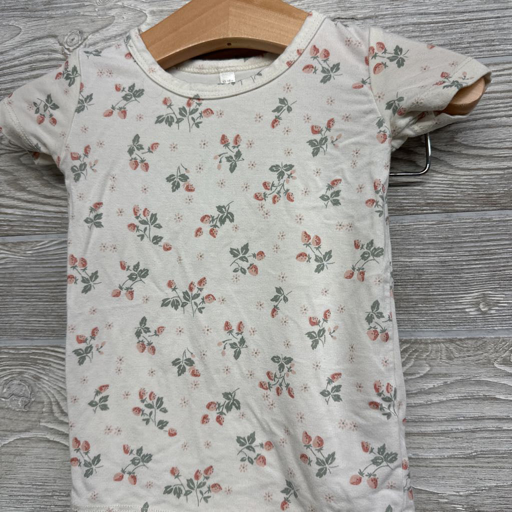 2 PC Pj Bamboo Pj Flowers 12-18M