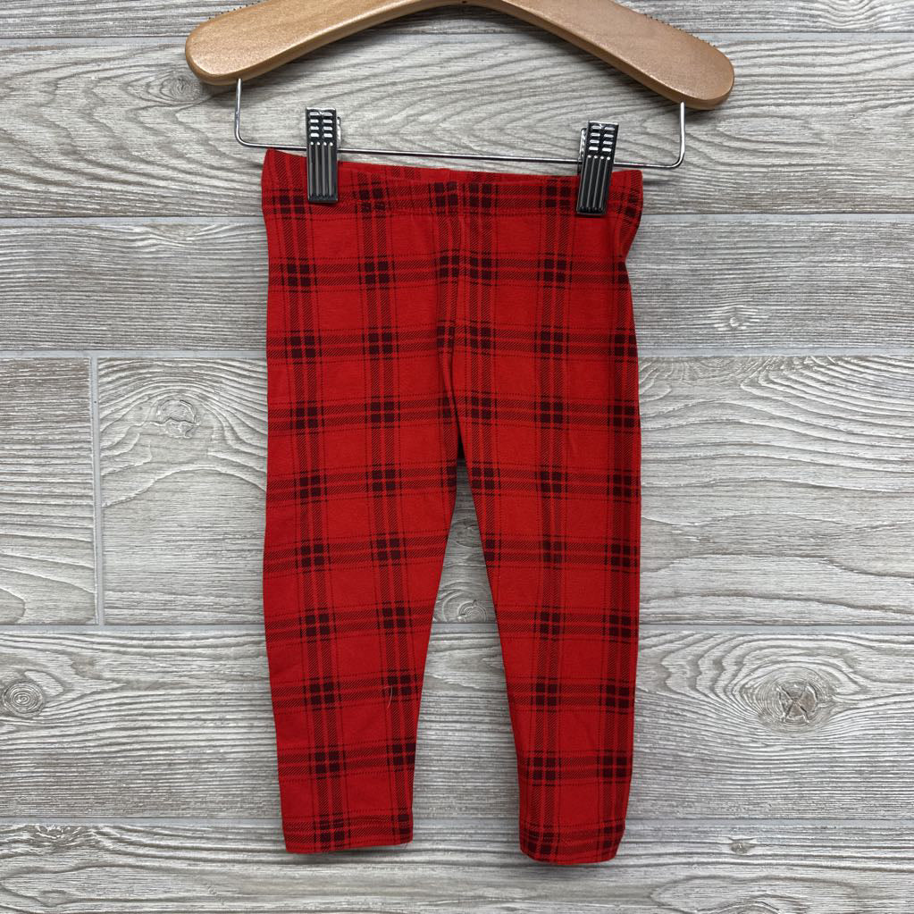Plaid Leggings 18M