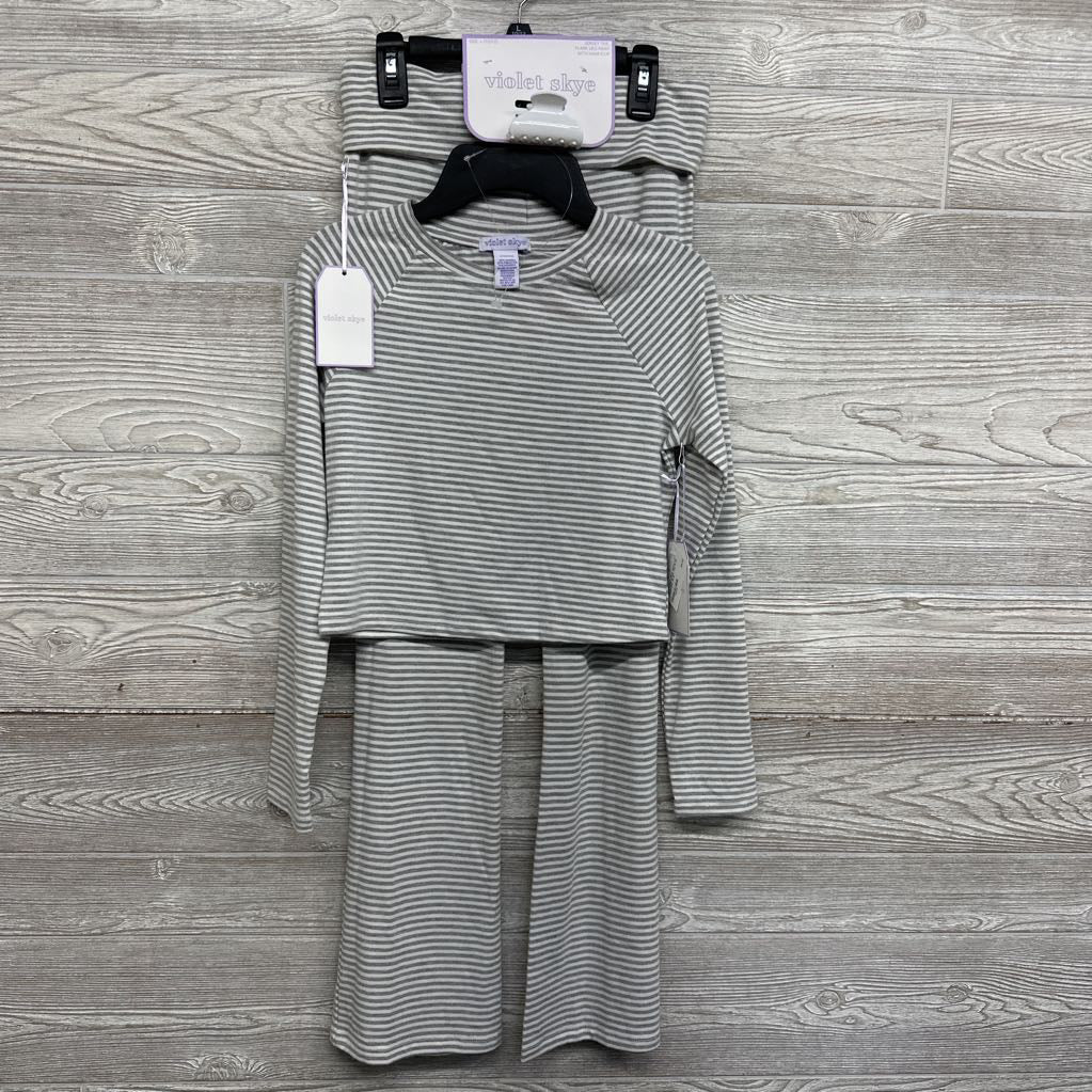 NEW Jersey LS Shirt, Pants & Hair Clip 10-12