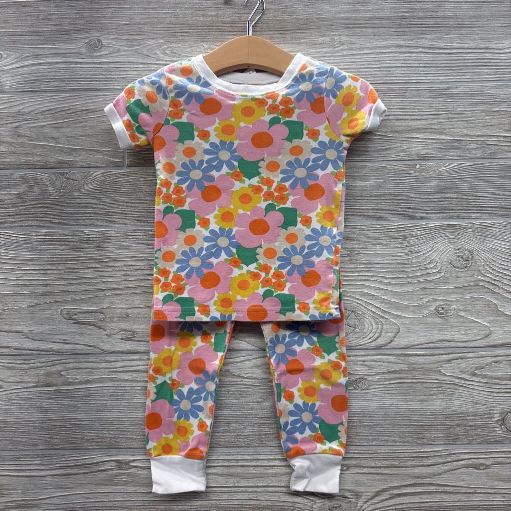 2 Pc Pj Flowers 18-24M