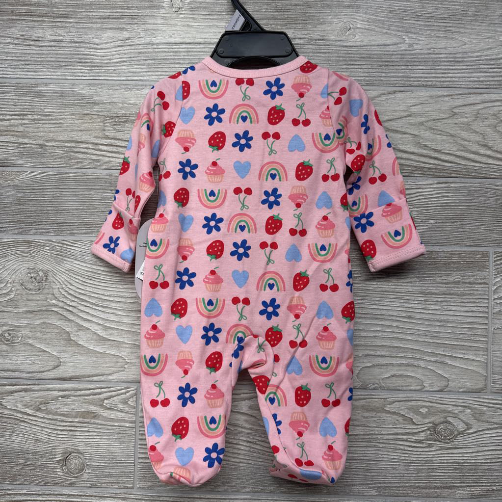 NEW Sleep & Play Flowers, Rainbows, Cherries NB