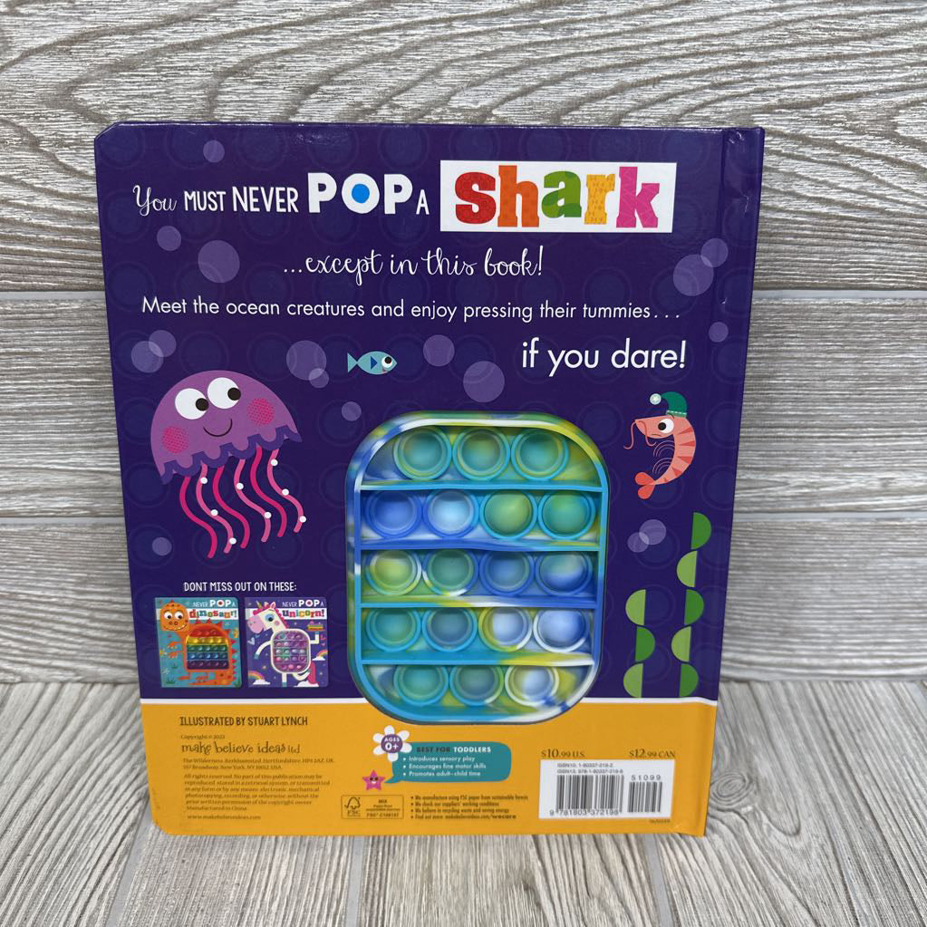 Never Pop A Shark Board Book