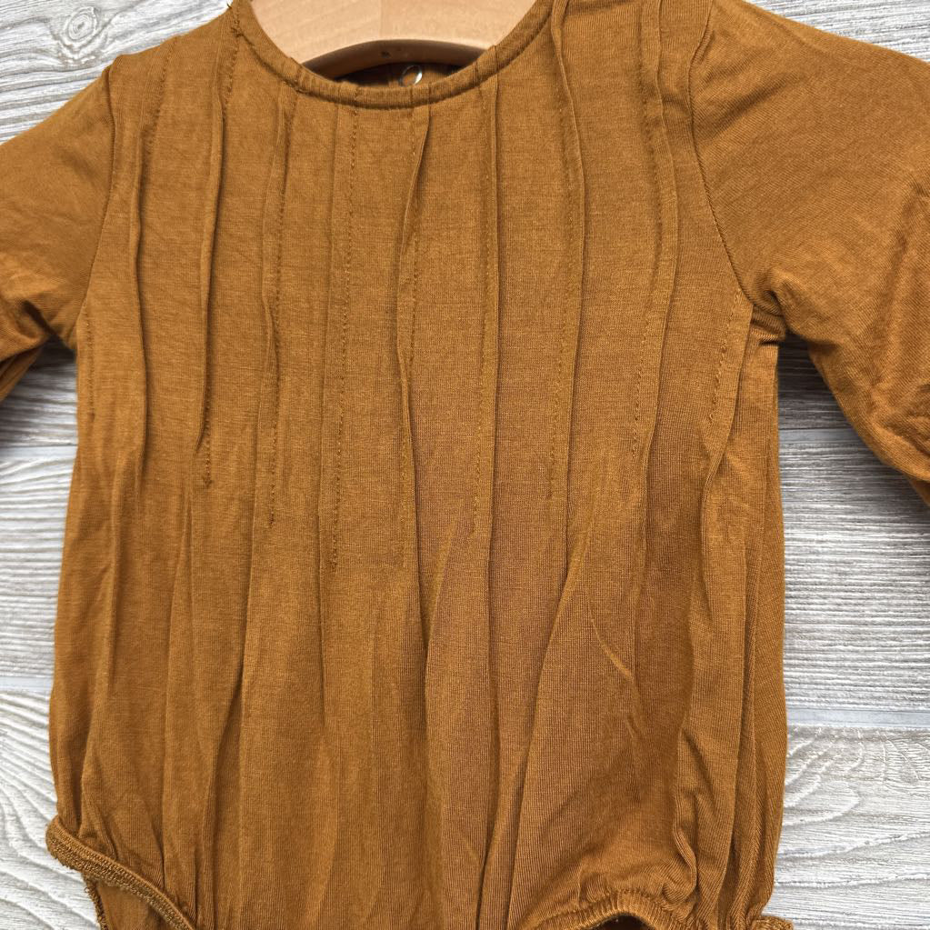 Pleated Bamboo Bodysuit 0-3M