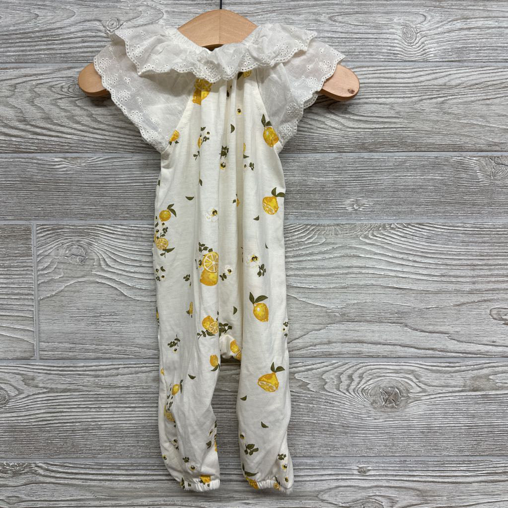 Ruffle Outfit Lemons W/ Pockets 3-6M