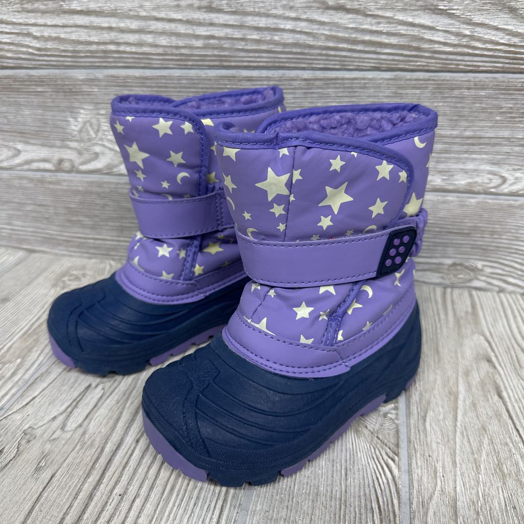 Velcro Winter Snow Boots Stars