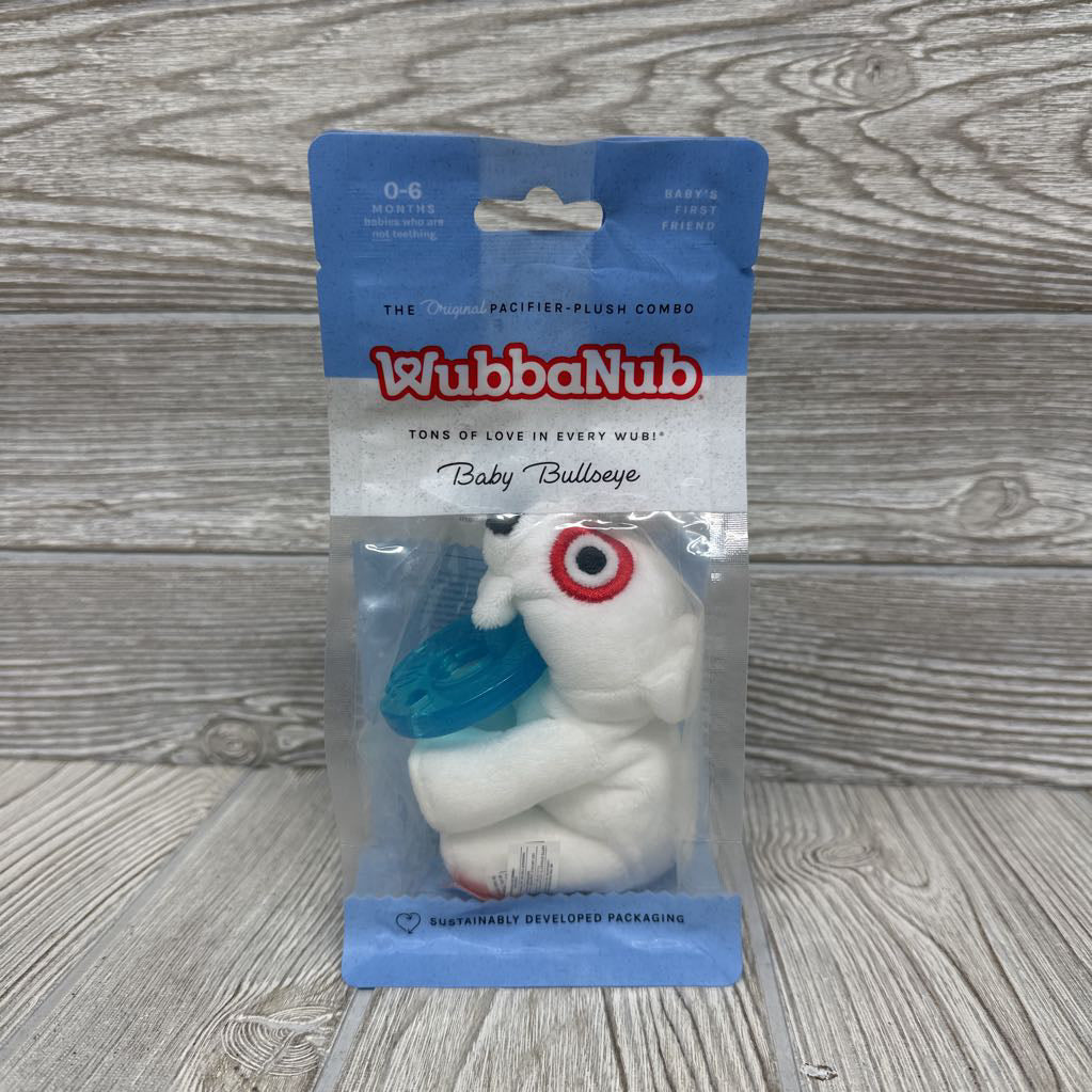 NEW Baby Bullseye Plush & Pacfifier