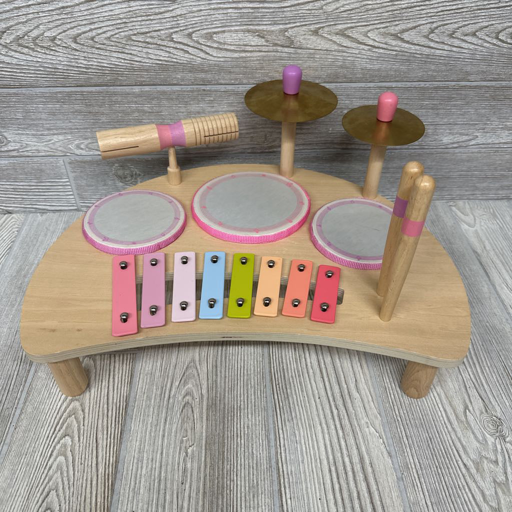 Wooden Drum Set