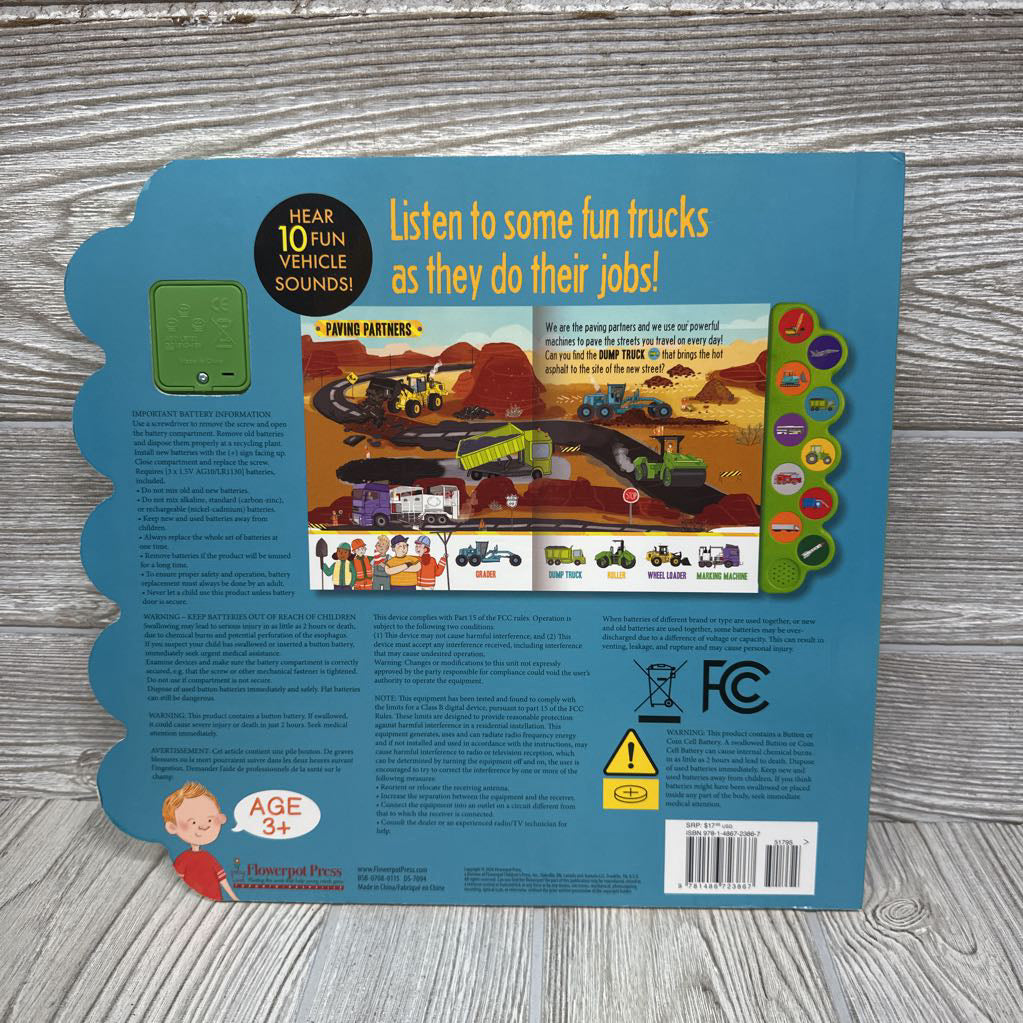 Fun Trucks Sound Board Book